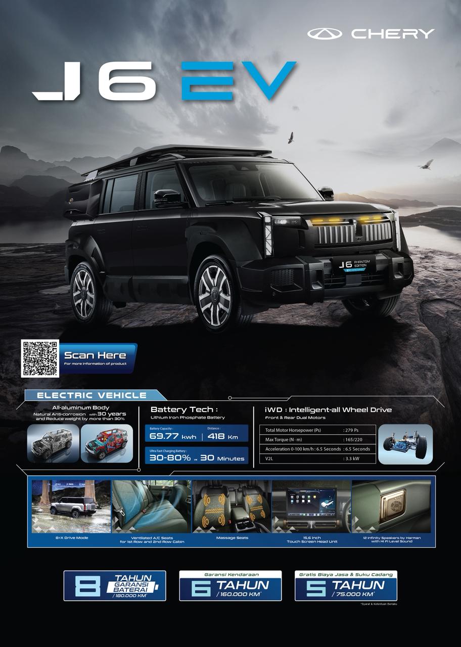 Chery J6 EV IWD